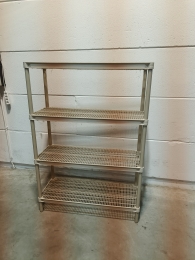 Plastic rack - 122x46x175cm